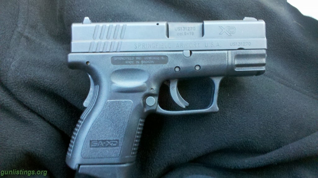 Pistols Springfield XD9 SC With Extras