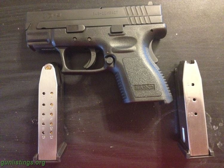 springfield xd 9mm sub compact holster