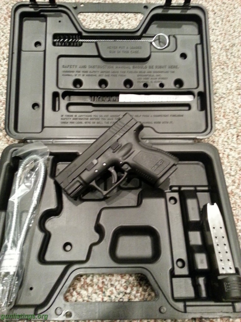 Pistols Springfield XD 9mm Sub Compact