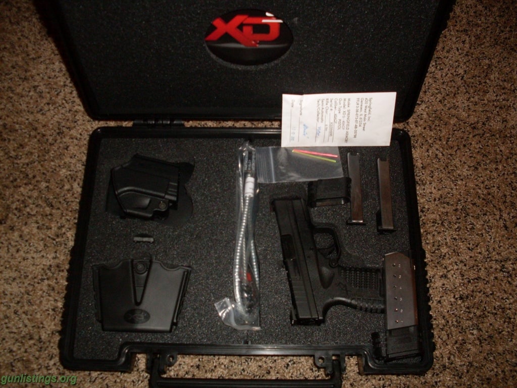 Pistols Springfield XDS-45 W/Extended Mag