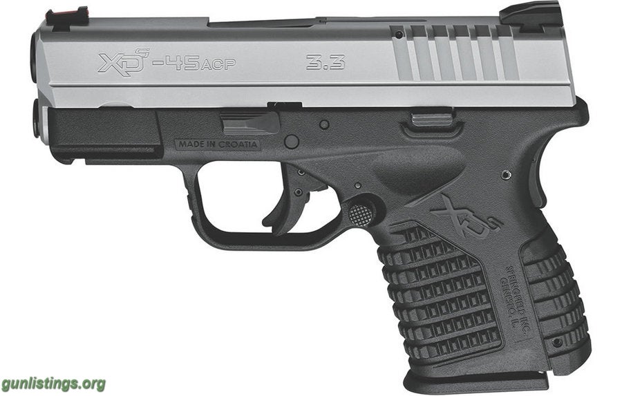 Gunlistings.org - Pistols Springfield XDS, 45ACP, 3.3in 2Tone ...