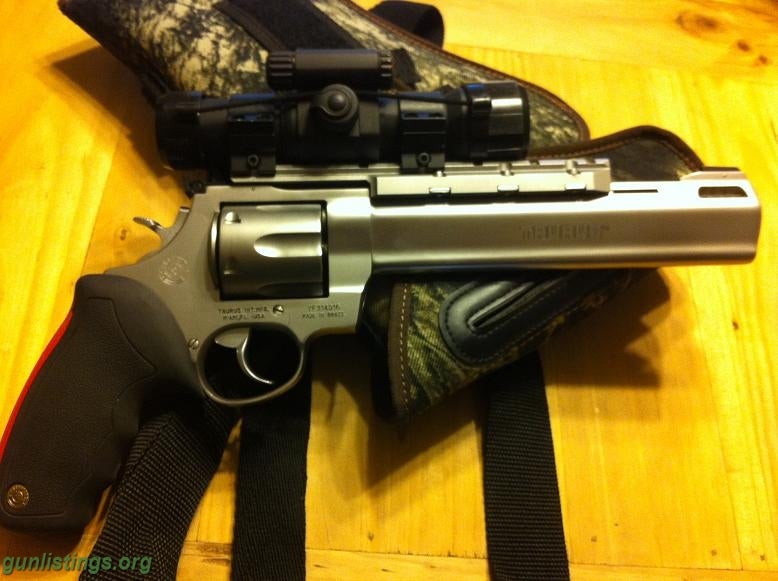 Pistols S/S .44 Mag Raging Bull W/ Aimpoint And Extras