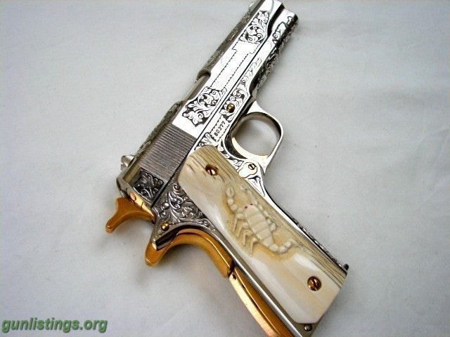 Pistols Stainless-semi-colt-auto-supper38-handgun