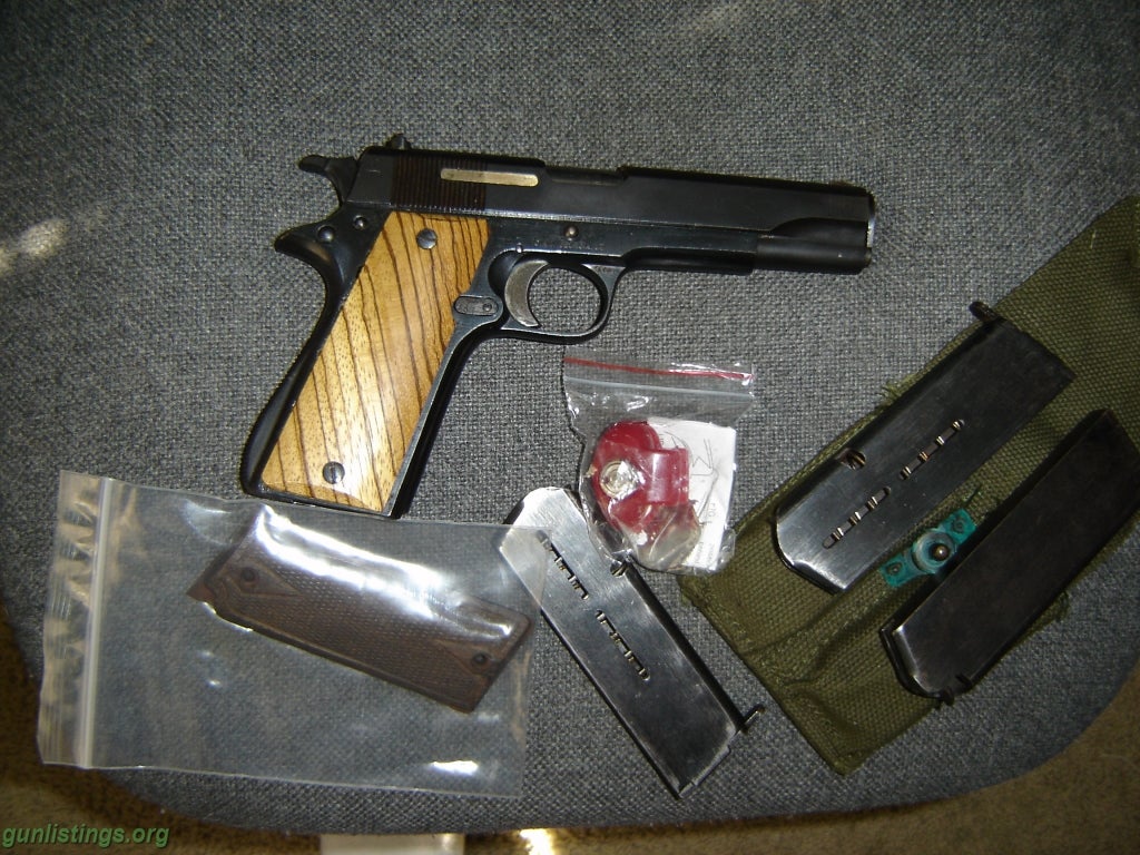 Pistols Star Model B 1911 9mm Pistol W/extras