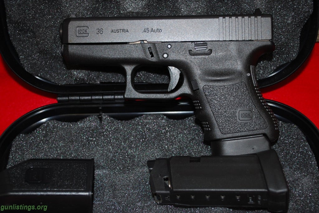 Pistols Subcompact Glock 36 45 ACP 6+1