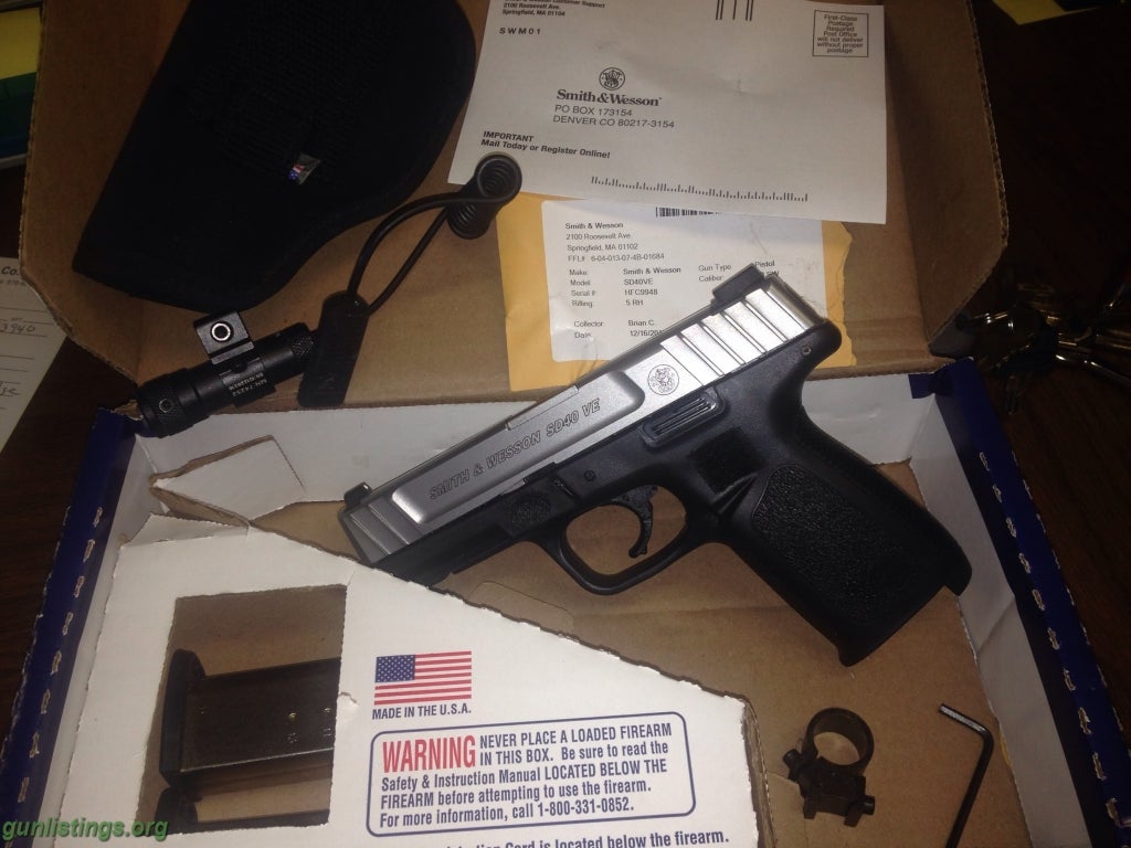 Pistols S&W SD 40 VE