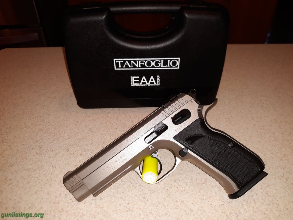 Pistols Tanfoglio EAA Witness .45ACP Stainless With Ammo