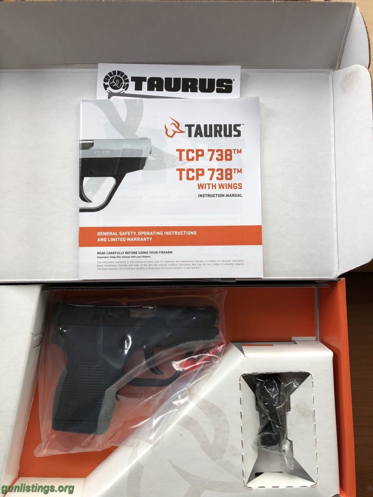 Pistols Taurus 738FS TCP .380 ACP, New!