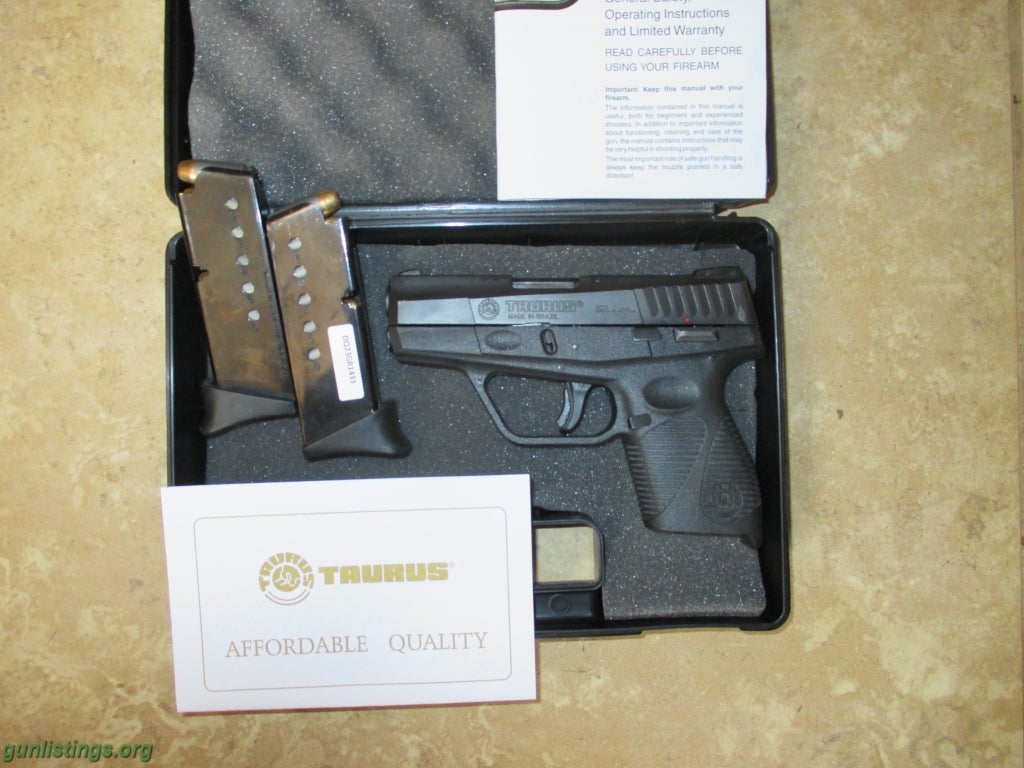 Pistols Taurus 740 Slim 40 Cal