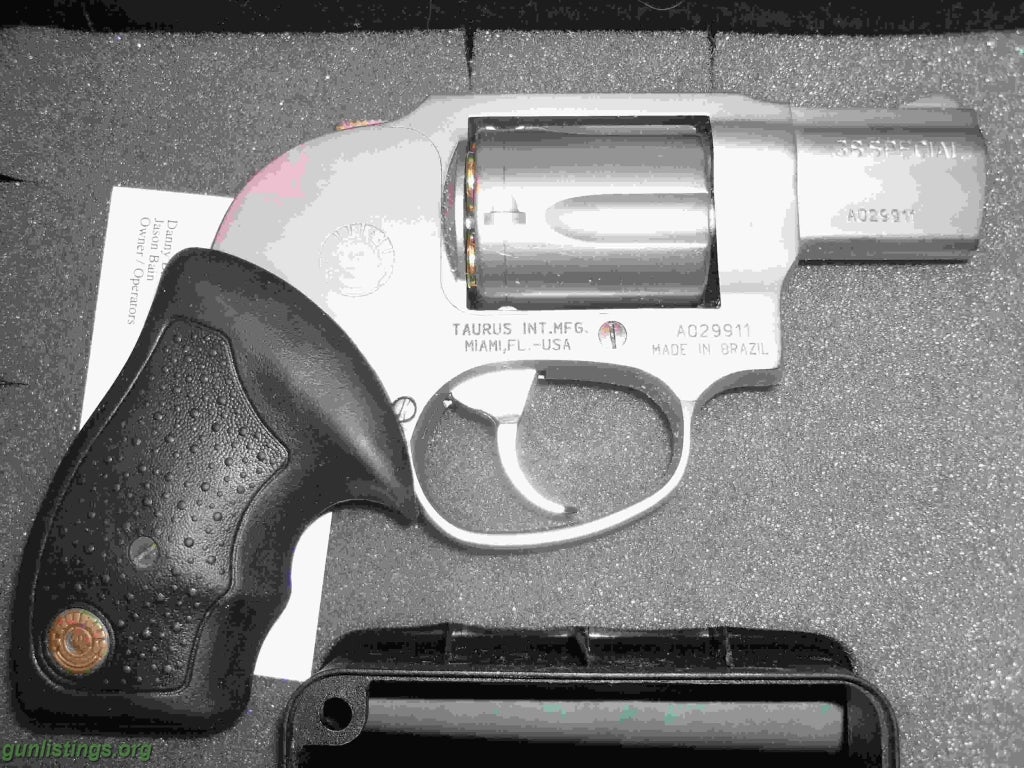 Pistols Taurus 851 38 Special Stainless Revolver