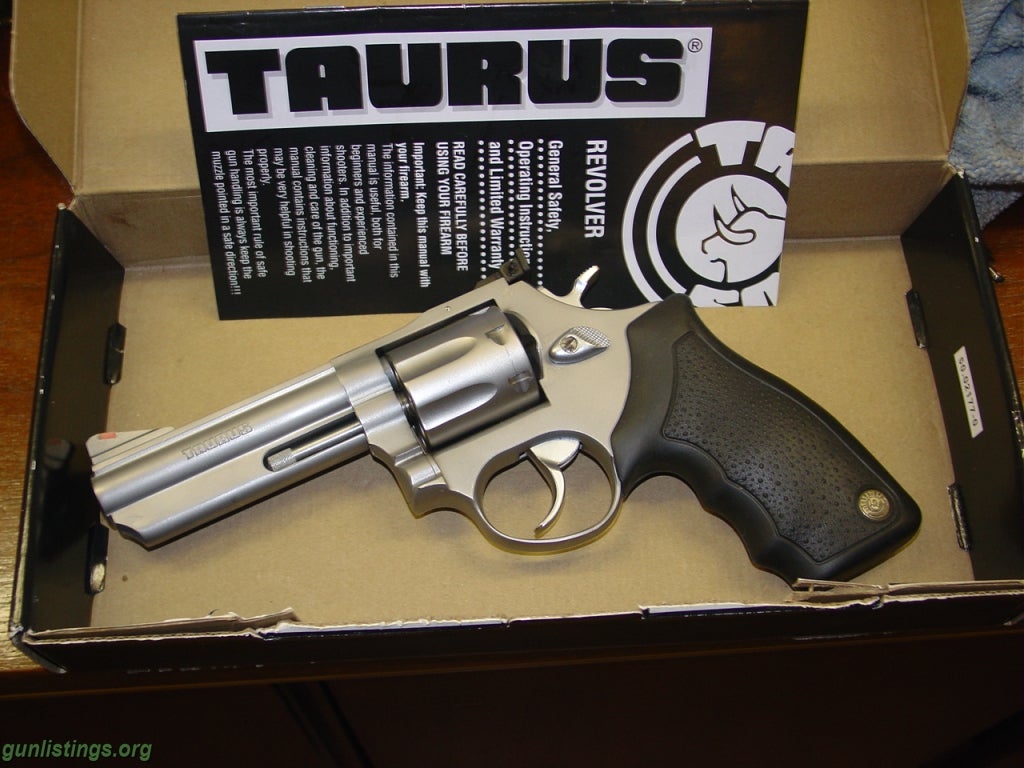 Pistols Taurus Model 66 Stainless 357 Magnum 4 Inch