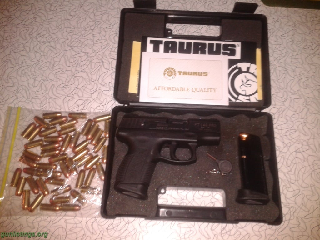 Pistols Taurus PT140 Pro.40 Cal