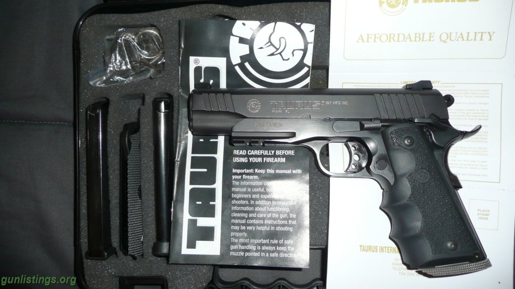 Gunlistings.org - Pistols Taurus Pt1911 A1 Custom 575 Trade Obo