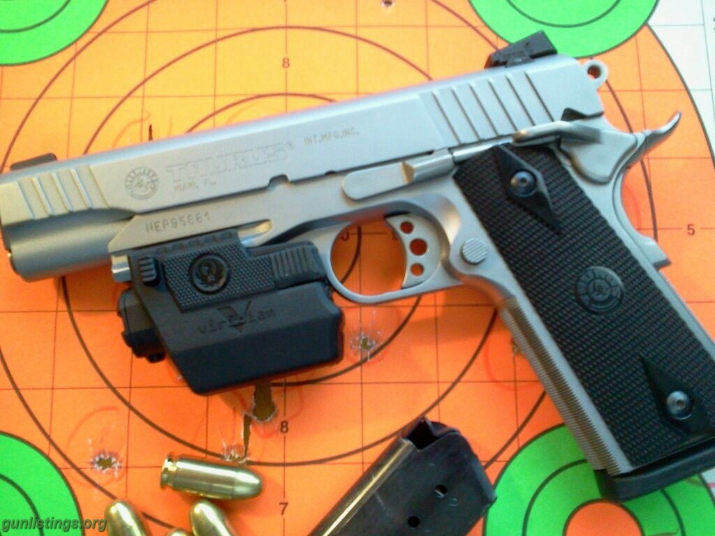 Pistols Taurus Pt1911 Stainless With Rail