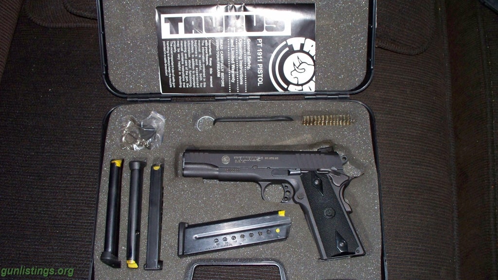 Gunlistings.org - Pistols Taurus Pt 1911 9mm Blued