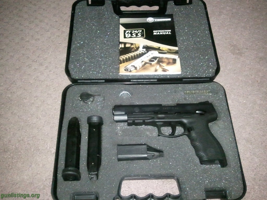 Pistols Taurus PT 24/7 OSS DS Tactical .45 Acp