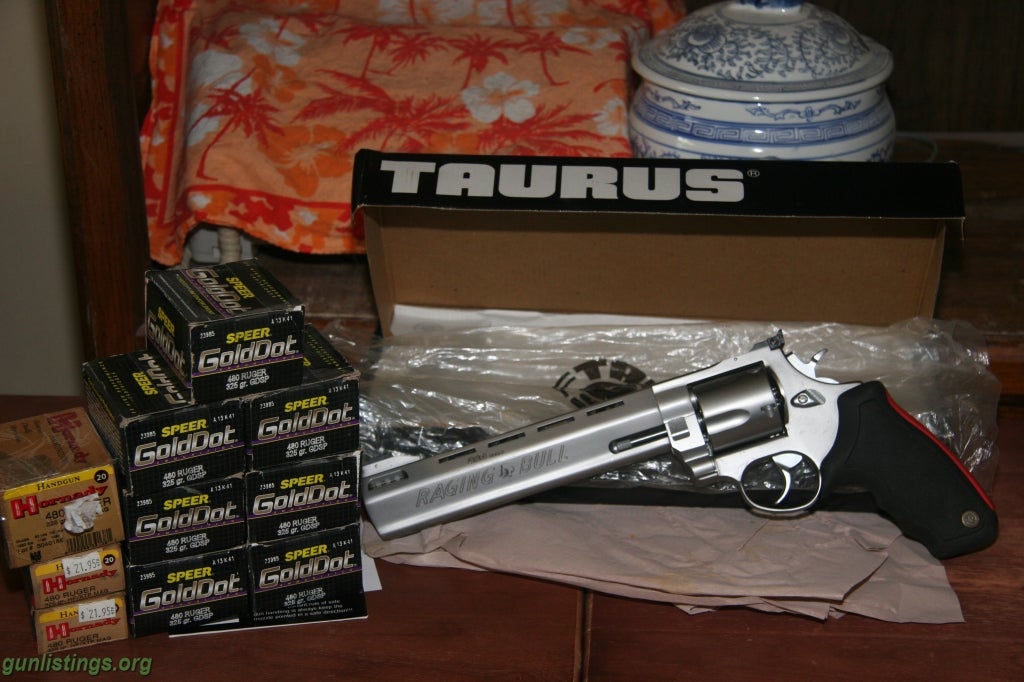 Pistols Taurus Raging Bull 480 Ruger