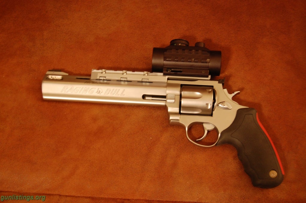 Pistols Taurus SS Raging Bull 44 Magnum With Scope