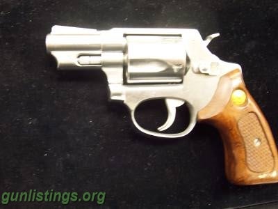 Pistols Taurus Stainless 38 Spl Snub Nose Revolver