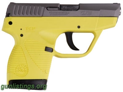 Pistols Taurus TCP/738, 380acp Yellow, NEW