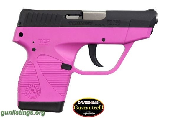 Pistols Taurus TCP738FS Raspberry Pink 380ACP Semi Auto Pistol