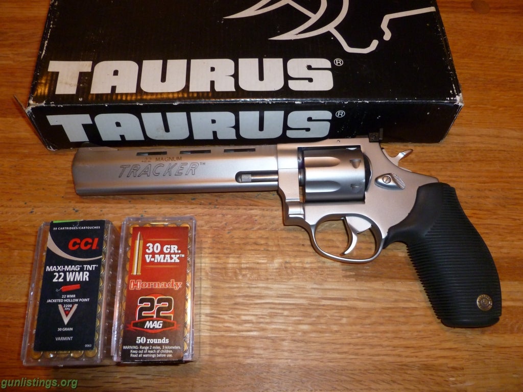 Pistols Taurus Tracker .22 Magnum Revolver