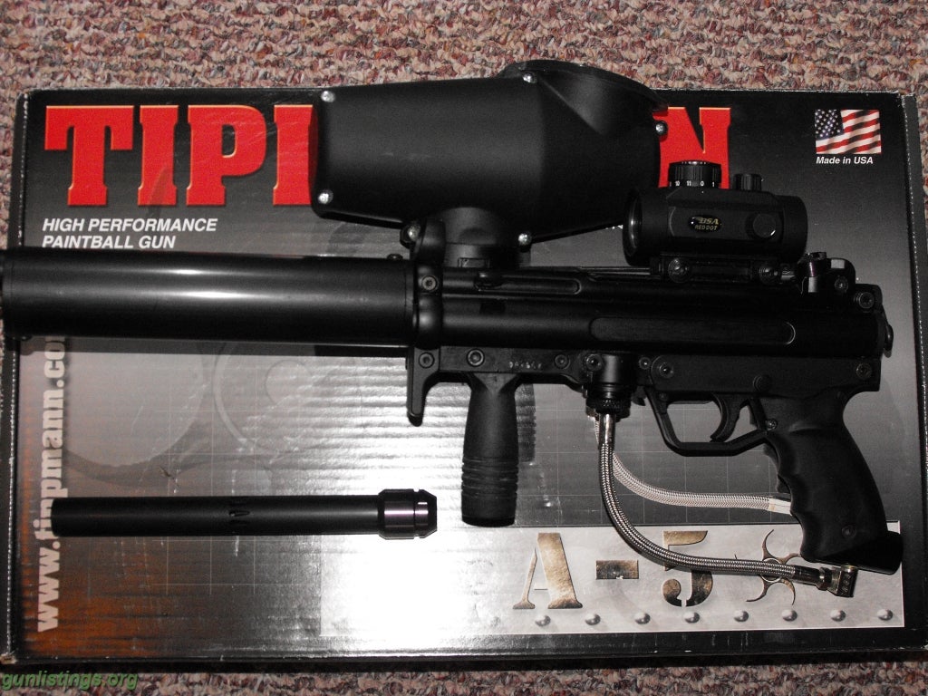 Pistols TIPPMANN A-5 PAINTBALL GUN