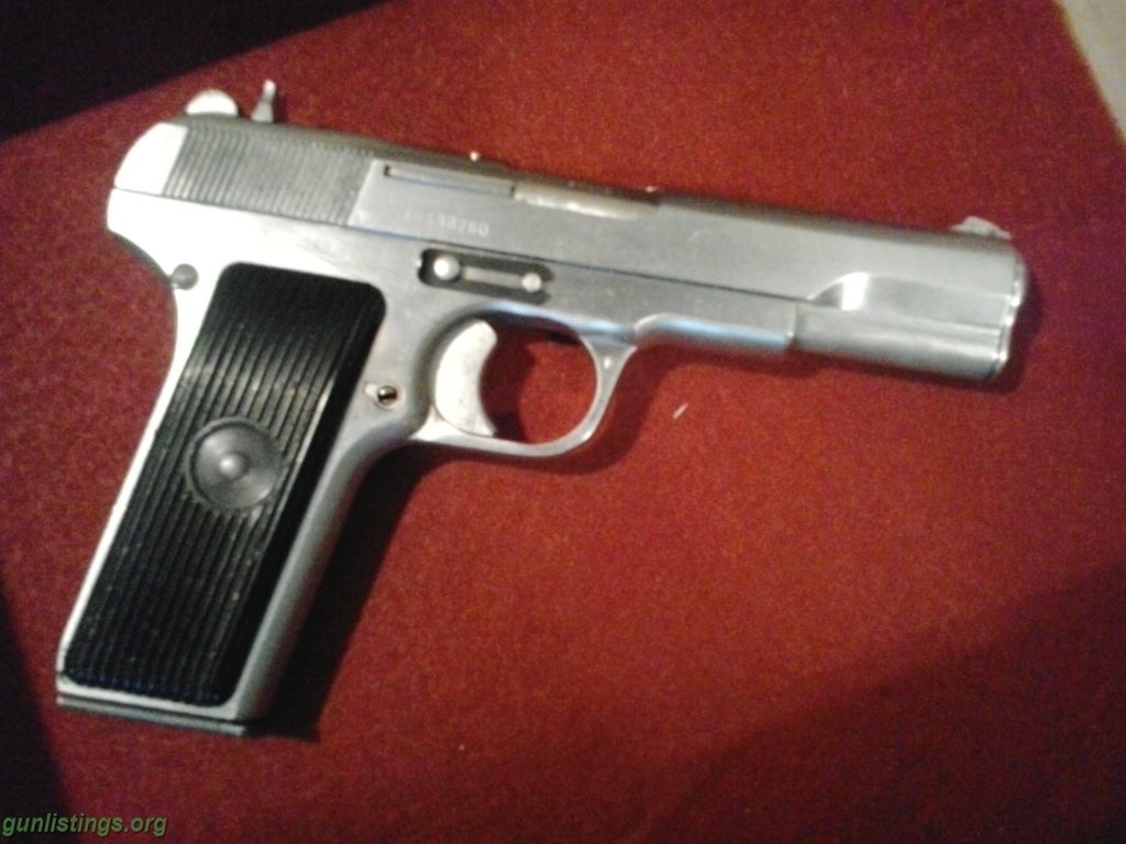 Pistols TOKAREV M57 In RARE Hard Chrome