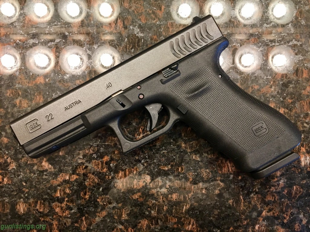 Pistols TRADE:  Rare Glock 22 RTF2 W Extras