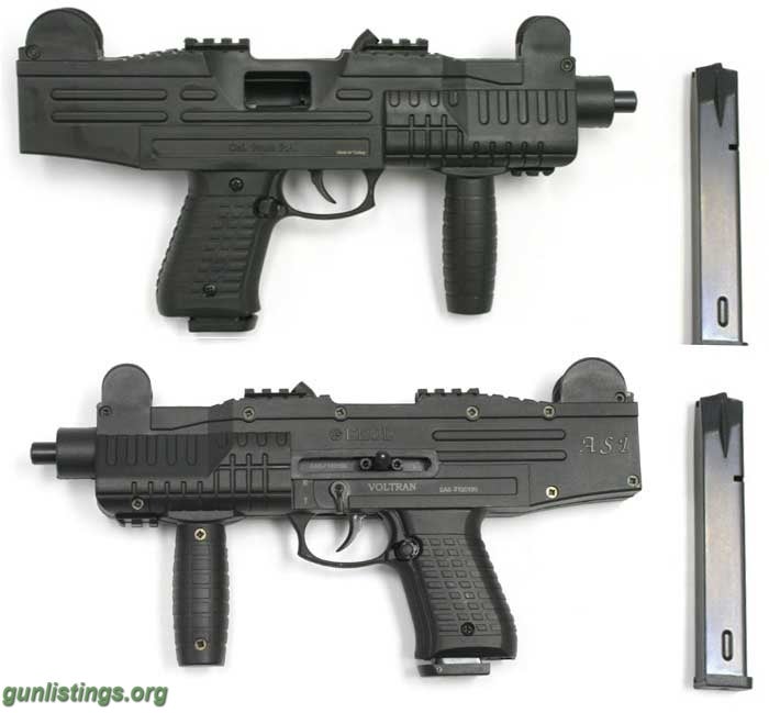 Pistols FULL AUTO UZI Ekol  BLANK FIRING GUN