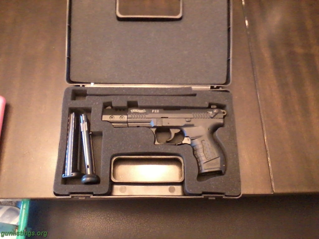 Pistols WALTHER P22 5'' BARREL NIB