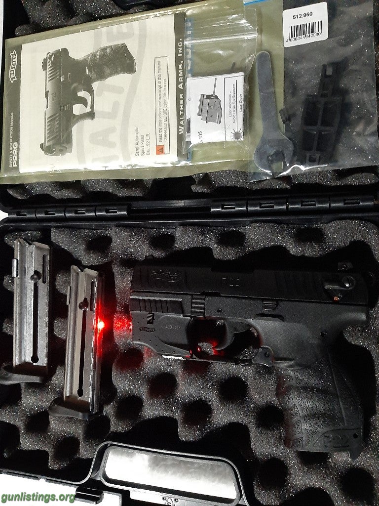 Pistols Walther P22Q With Laser