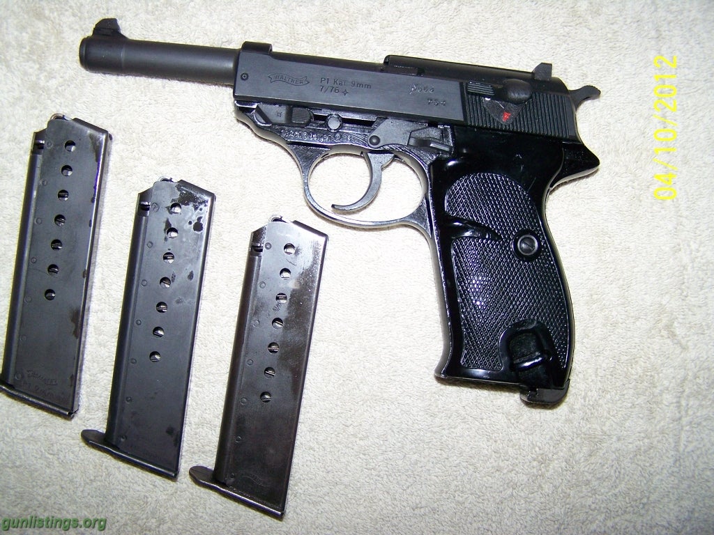 Pistols Walther P38 9mm