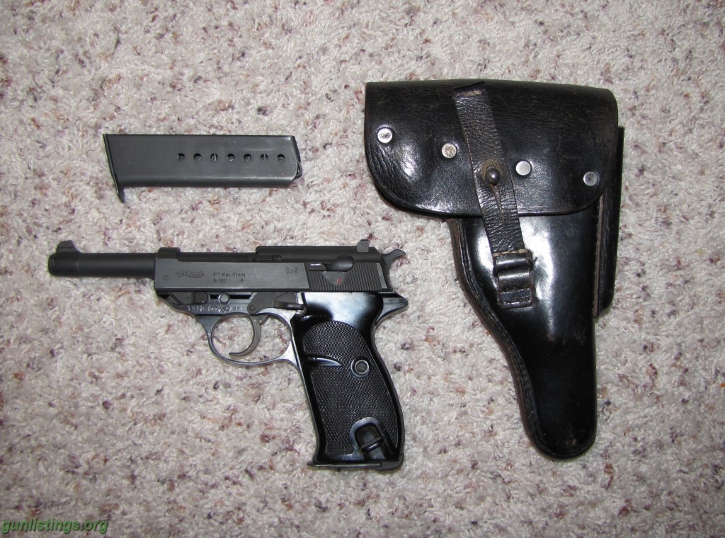 Pistols Walther P 38 9mm With Holster And Extra Mag