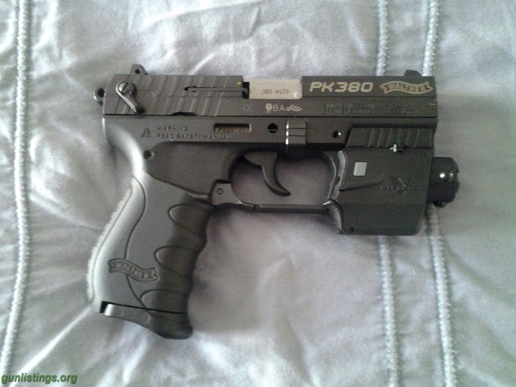 Pistols Walther PK380 With Laser