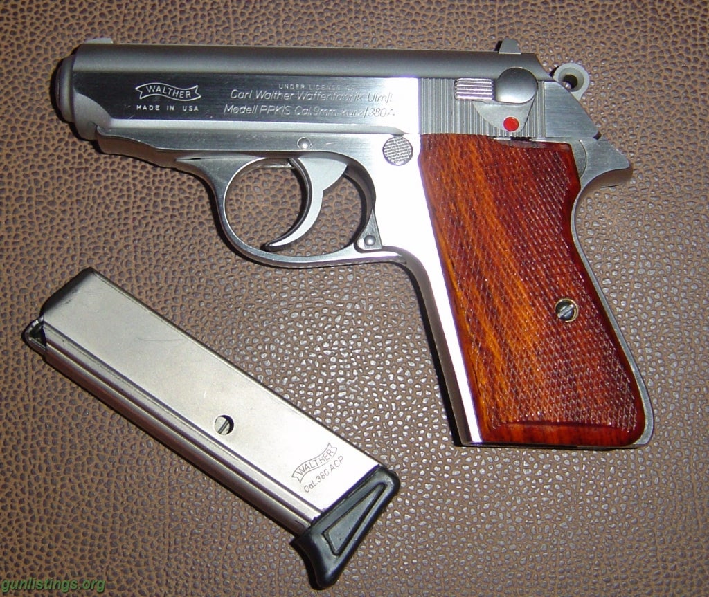 Pistols Walther PPK/S Stainless Perfect Condition Older Model