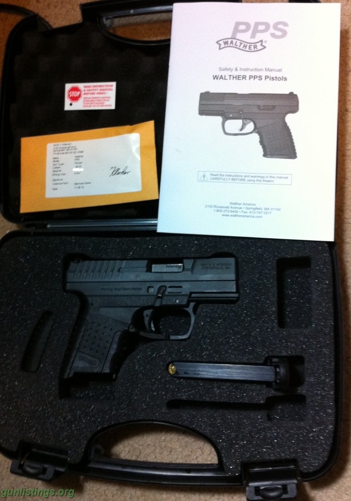 Pistols Walther PPS 9mm 1x7-clip NIB