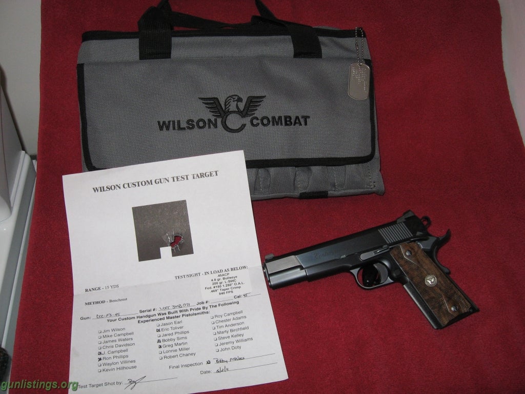 Gunlistings Org Pistols Wilson Combat