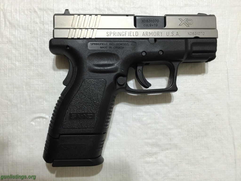 Pistols XD-9 TWO TONE Springfield Armory Purchased 2015