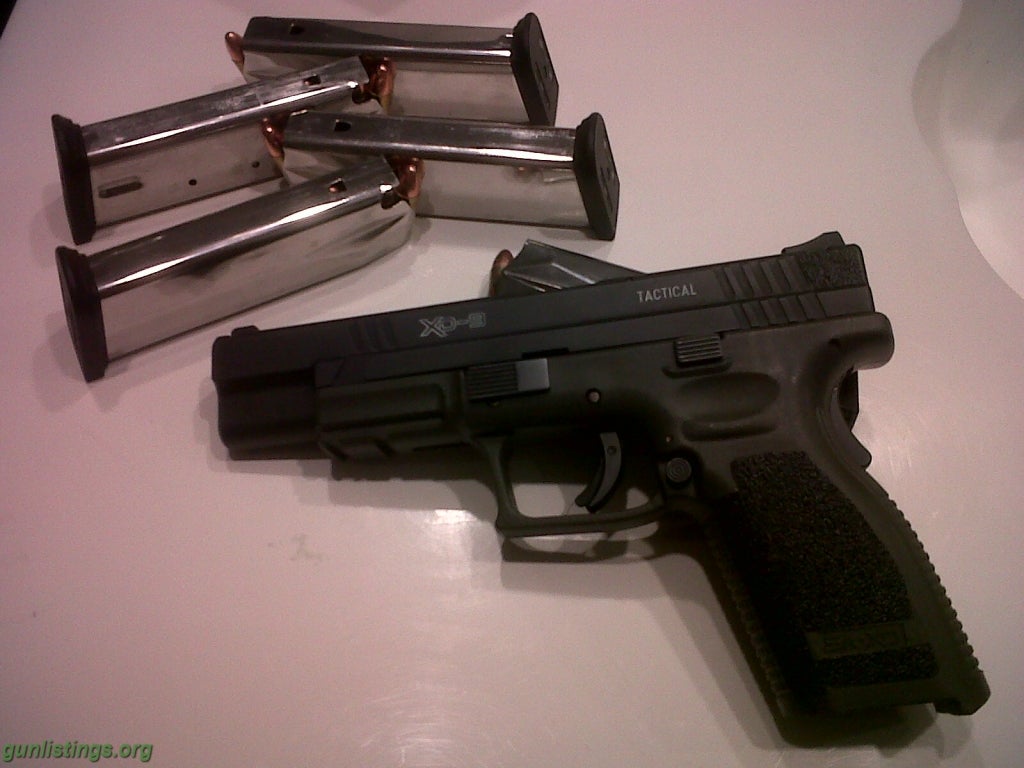 Pistols XD 9mm Tactical Competition Pistol