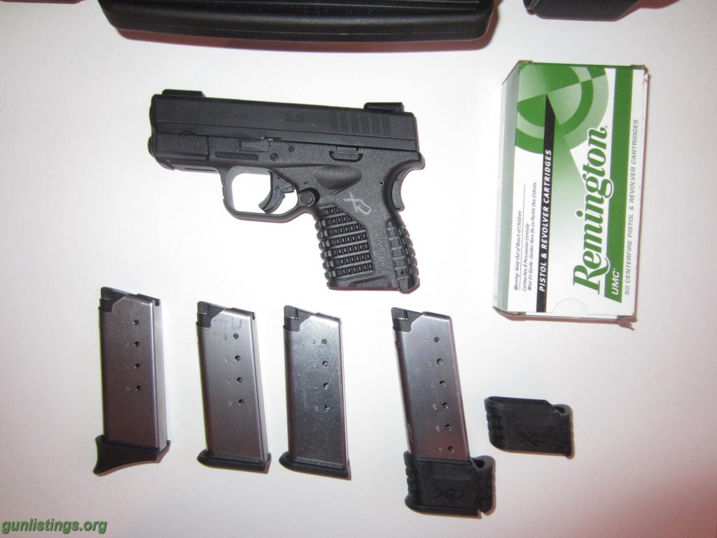 Gunlistings.org - Pistols XDS .45 With Night Sights And Extras