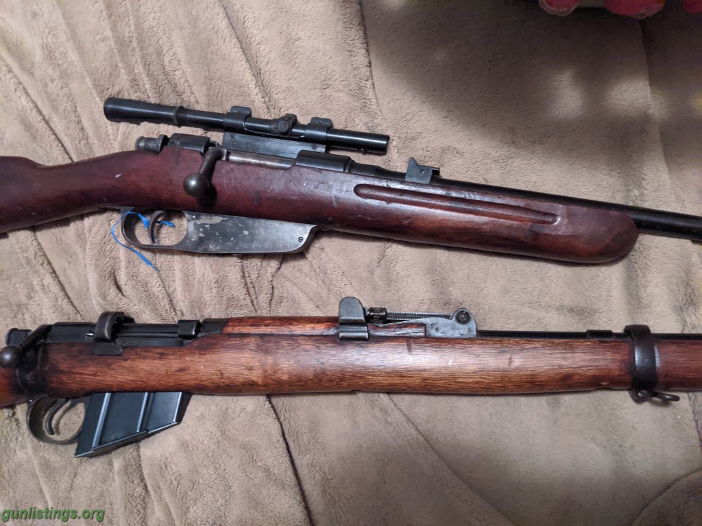 Rifles 1919 Lithgow And Scoped Carcano