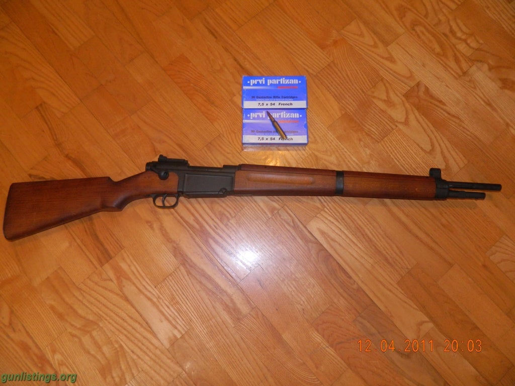 Rifles 1936 French MAS + Ammo