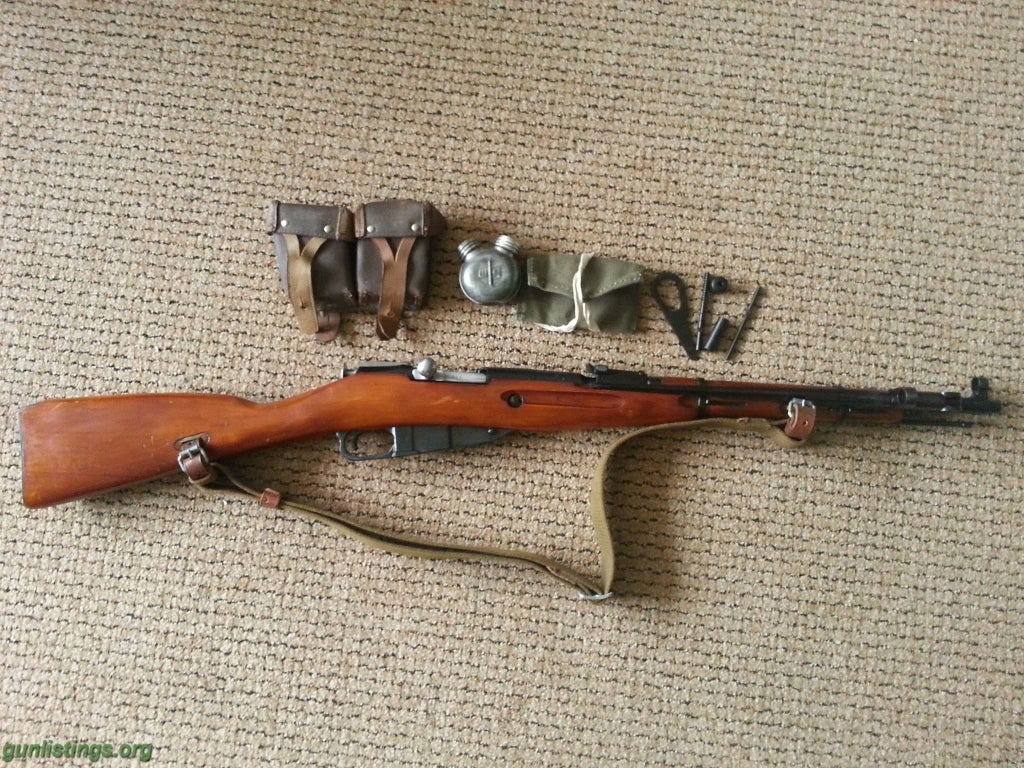 Rifles 1944 Russian M44 Mosin Nagant Carbines + Hex M91/30