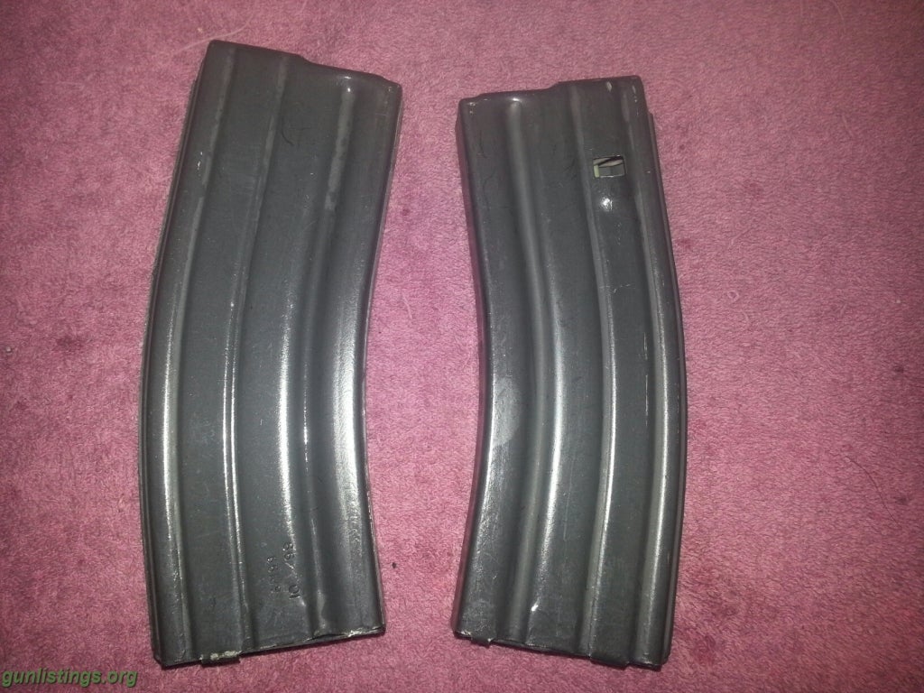 Rifles (2) GI - AR15 Magazines - 30 Rounds