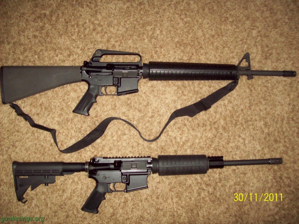 Rifles 2 Olympic AR15's