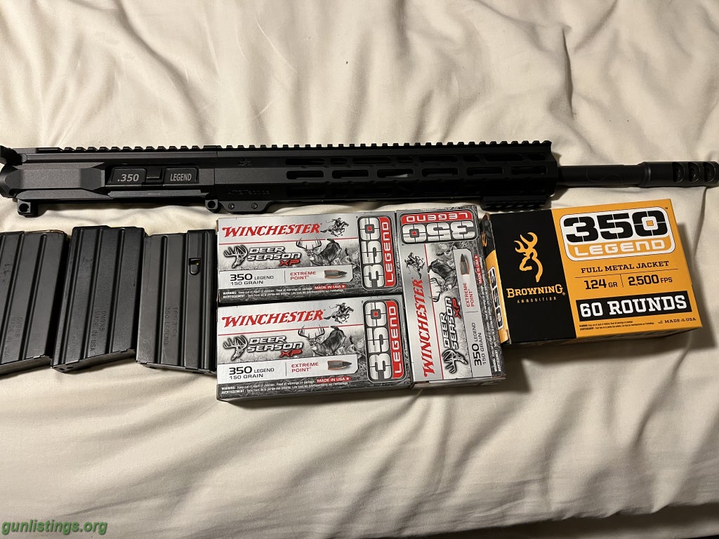 Rifles 350 Legend Ar15 Upper Complete