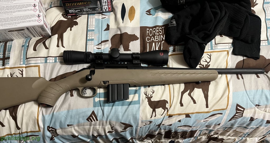 Rifles 350 Legend Ruger American With Scope And Ammo