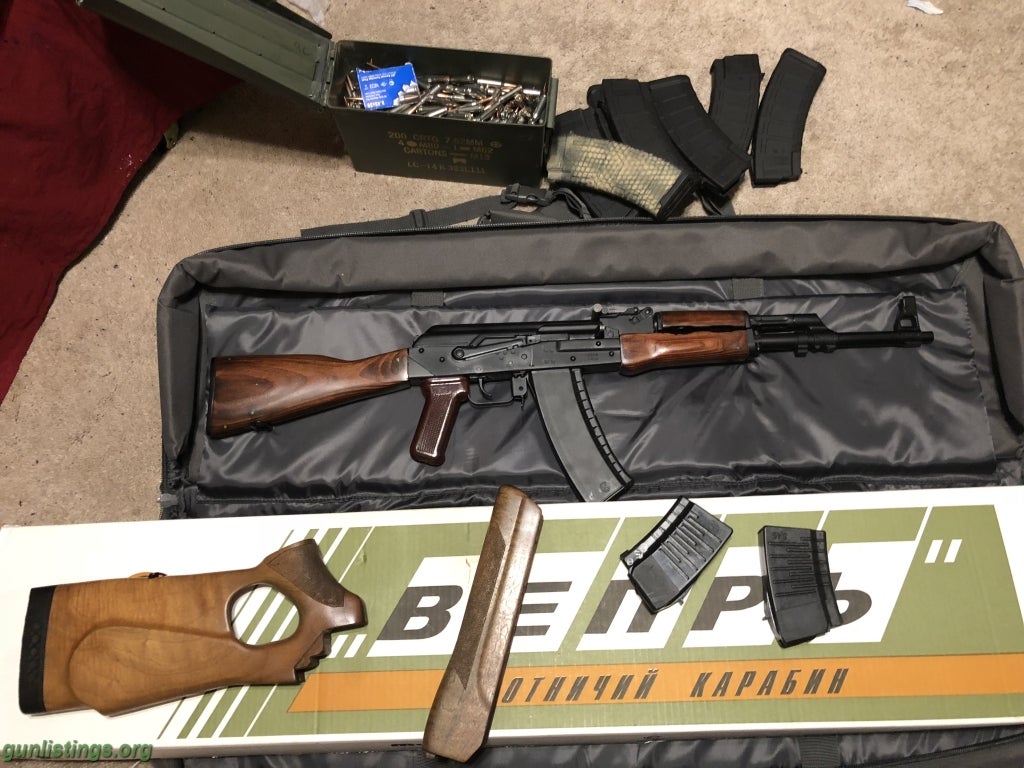 Rifles 5.45 Molot Vepr With Original Box And Extras!