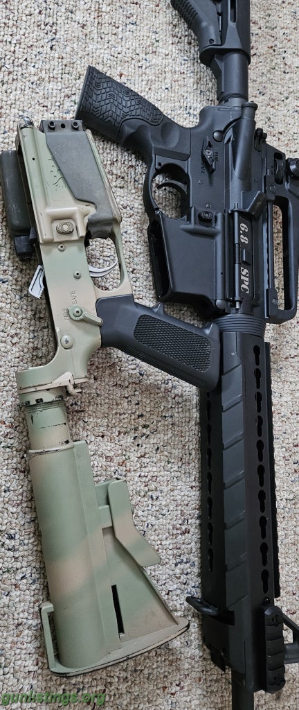 Rifles 6.8 SPC Ar-15 With Extra Lower